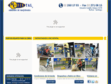 Tablet Screenshot of mcrental.cl